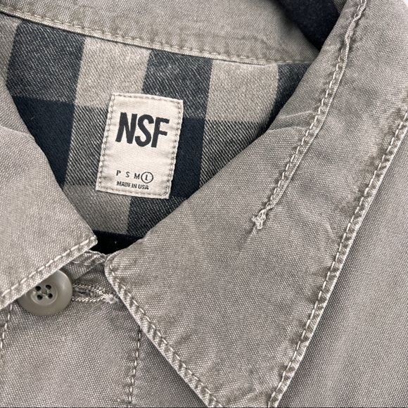 NSF Hunter Green Cargo Pocket Military Jacket Size Large NWT - Picture 5 of 13